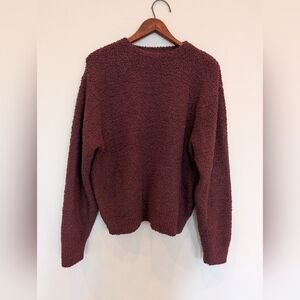 SKIMS Cozy Top Long Sleeve Chocolate Brown Size M